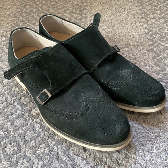 Green Zara monk strap shoes - Picture 1 of 2